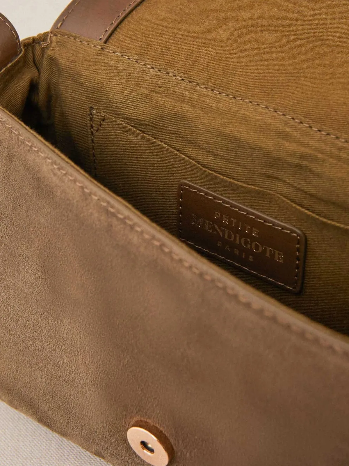 Soleo Stud Saddle Bag - Khaki sold by iris product image thumbnail 5