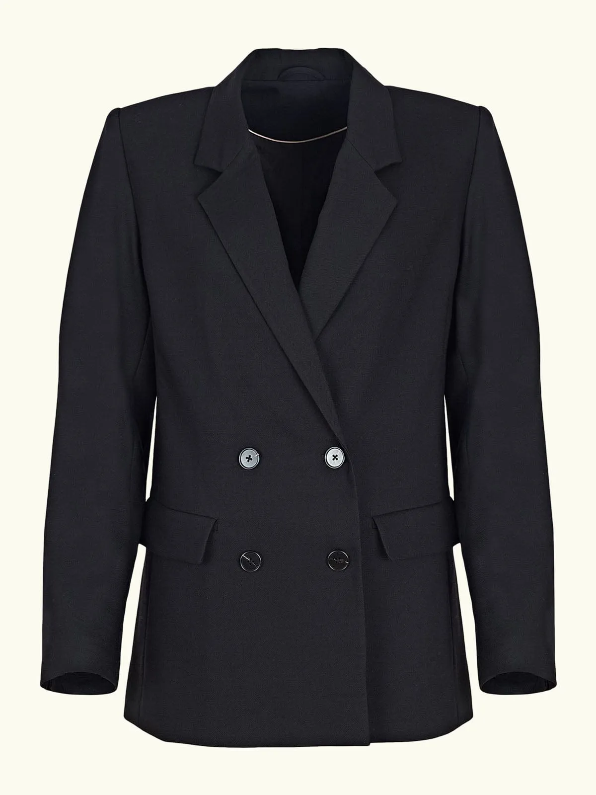 Thea Double Breasted Blazer - Black sold by iris product image thumbnail 2