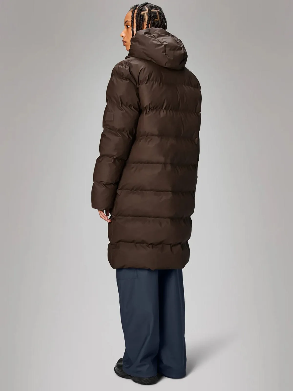 Alta Longer Puffer Jacket - Brown sold by iris product image thumbnail 3