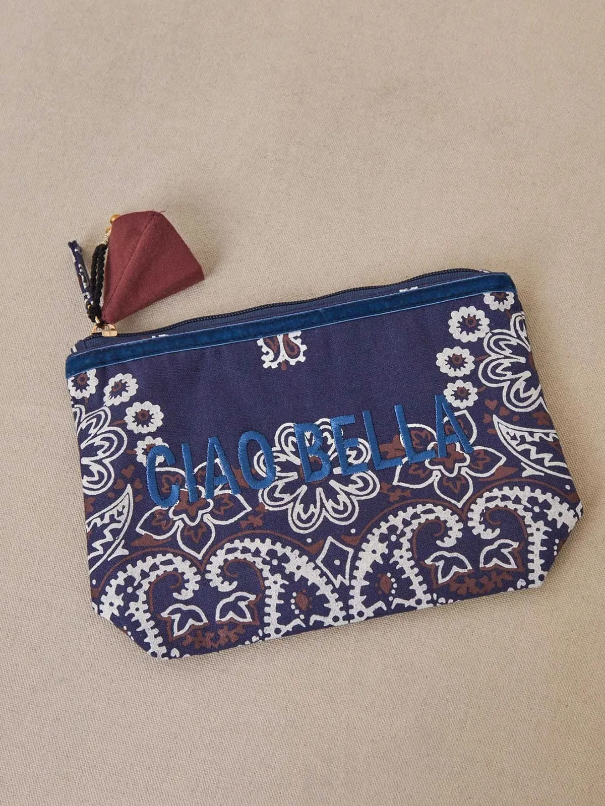 Eva Ciao Pouch – Blue sold by iris
