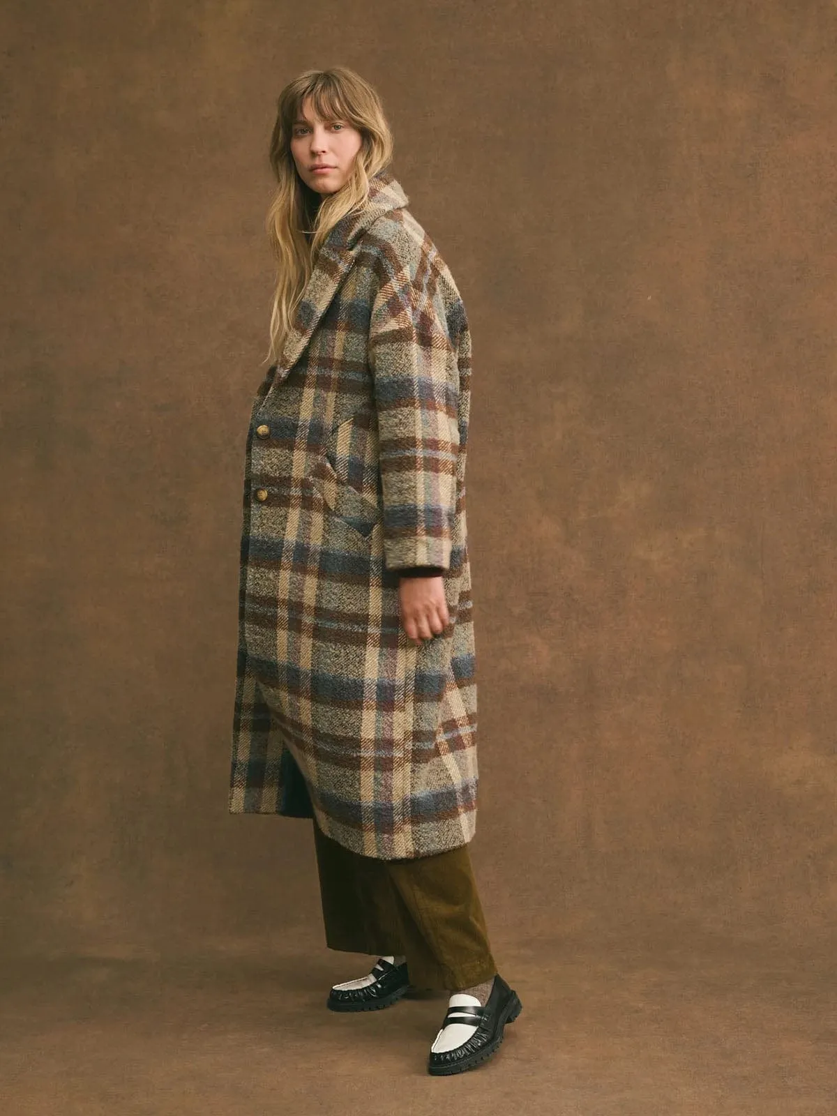 Sonia Long Coat - Oatmeal sold by iris