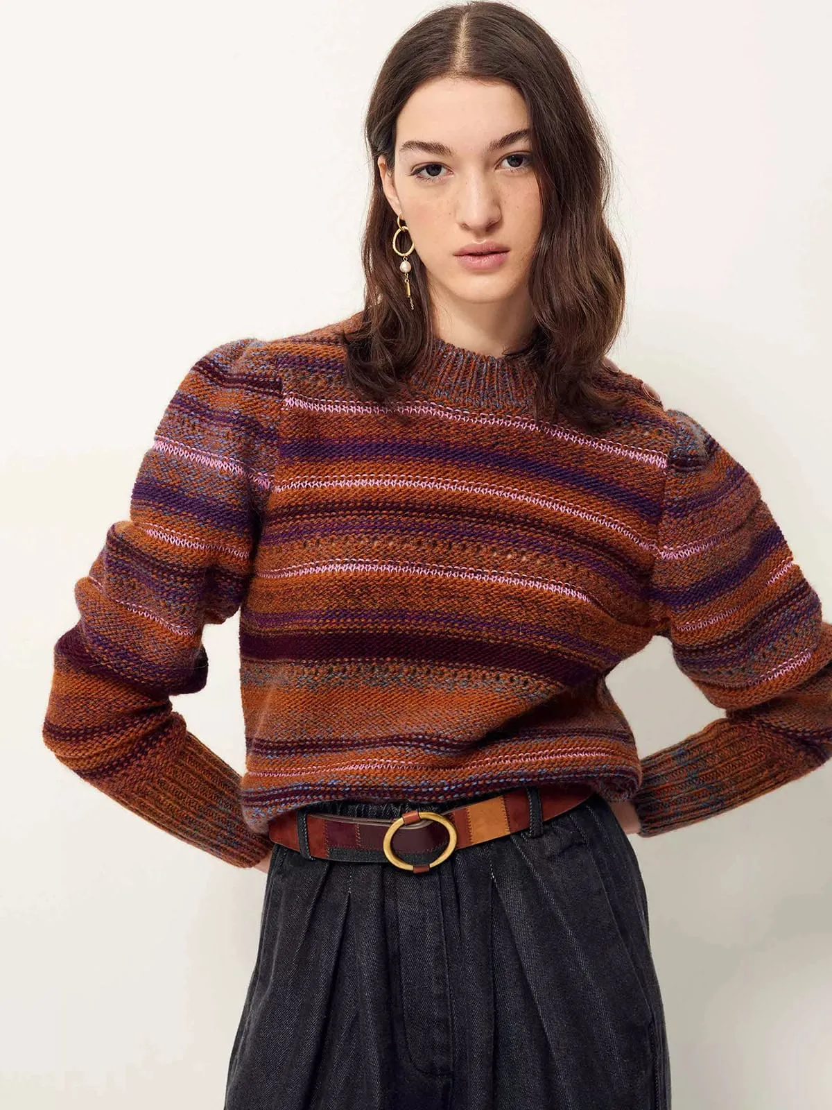 Tolosa Button Sweater – Multi sold by iris product image thumbnail 4