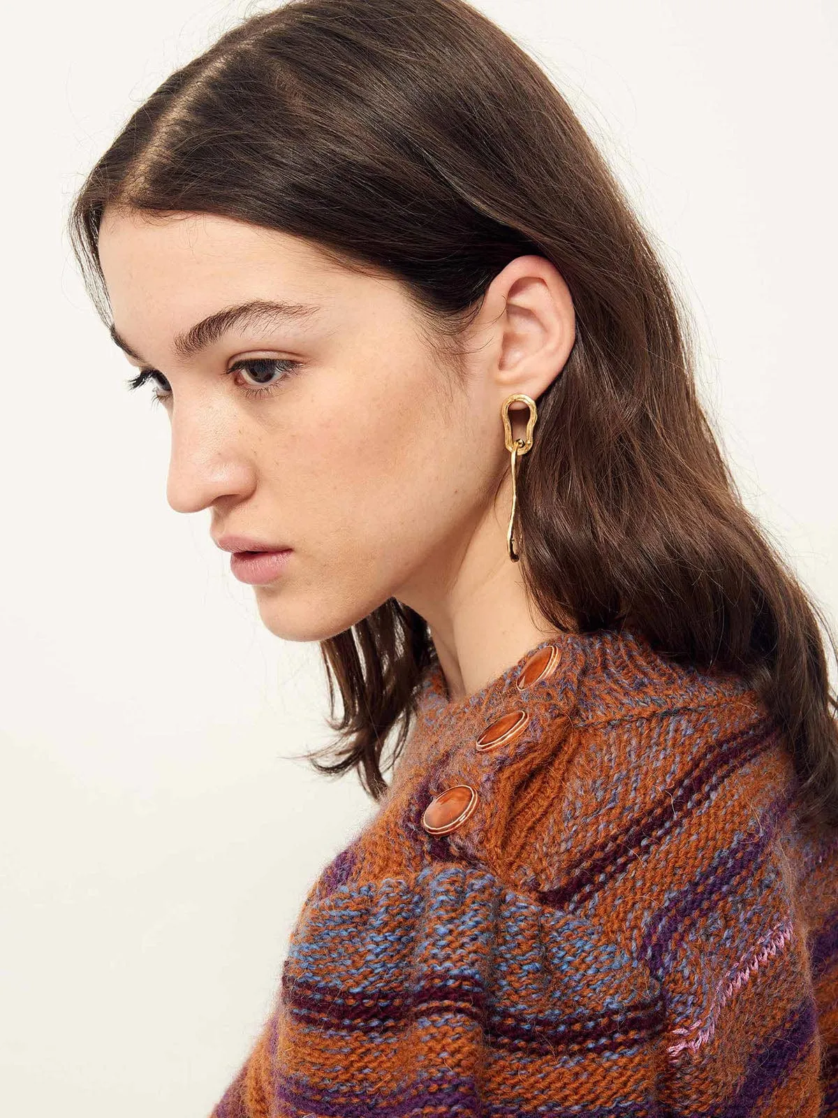 Tolosa Button Sweater – Multi sold by iris product image thumbnail 5