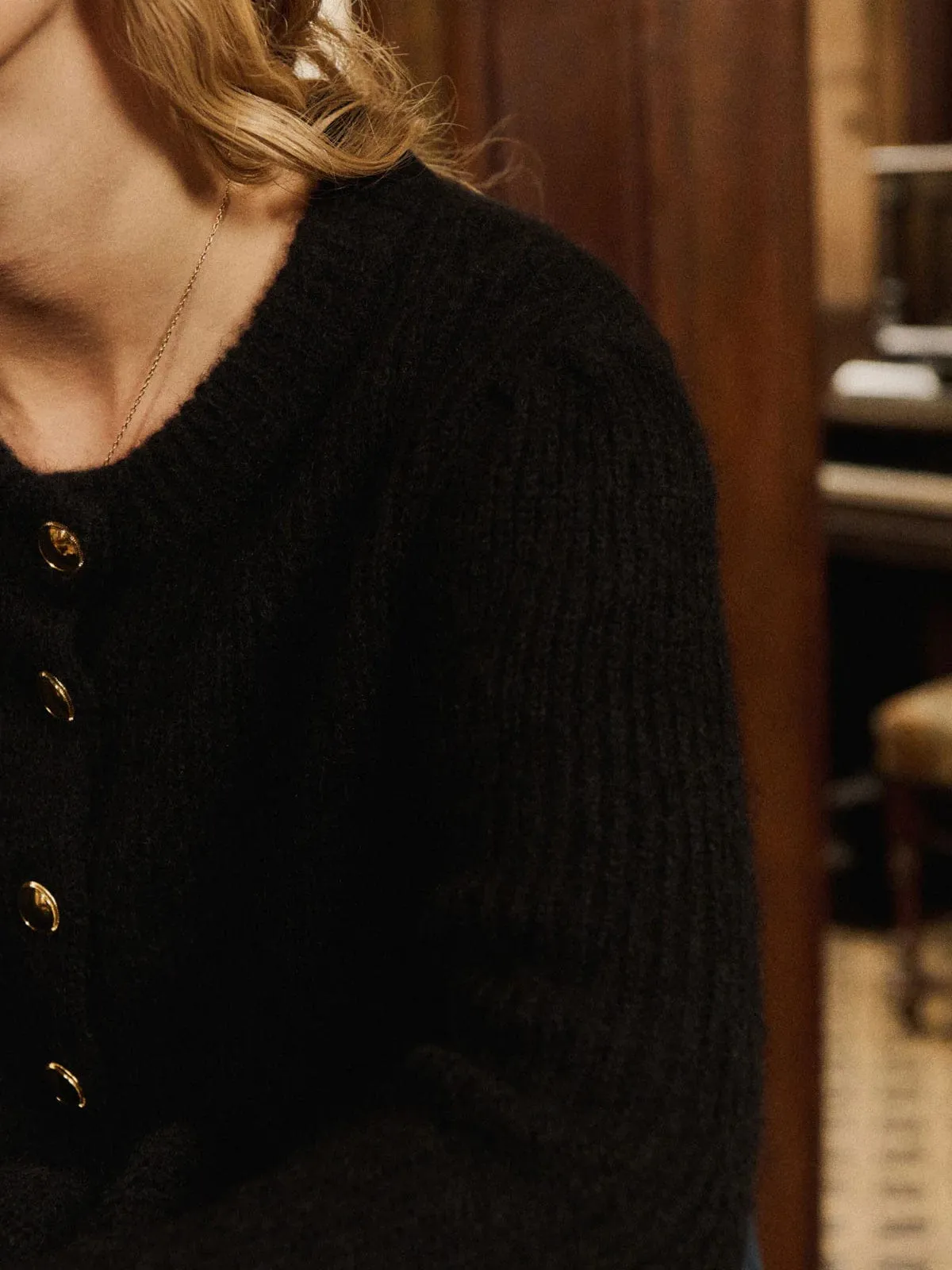 Mirabelle Cardigan - Black sold by iris product image thumbnail 3