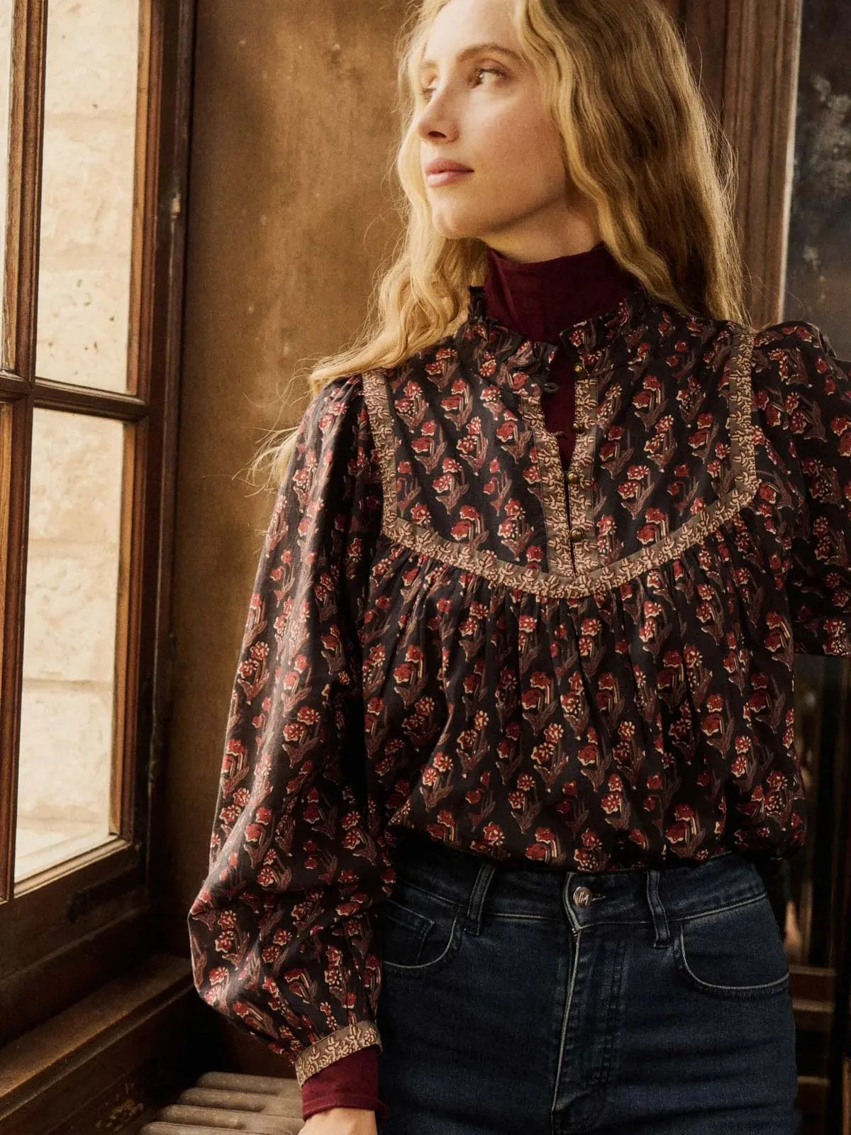 Tina Blouse - Print sold by iris