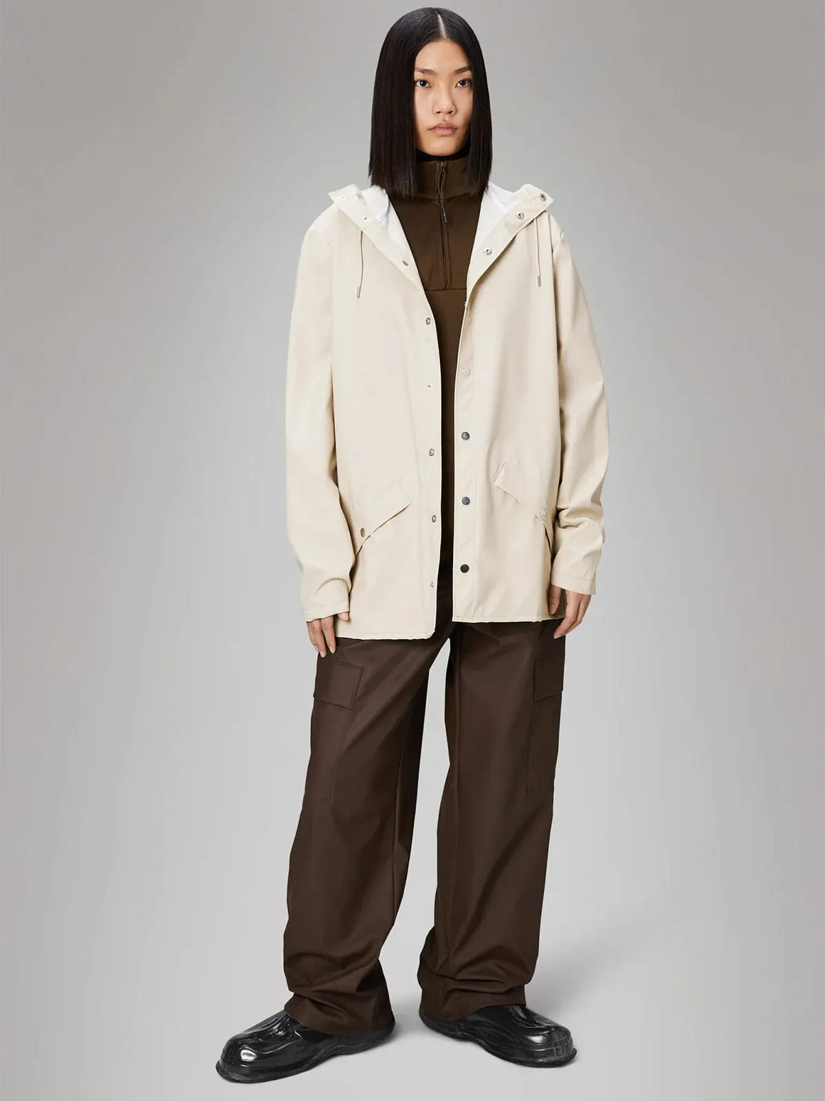 Waterproof Rain Jacket - Cream sold by iris product image thumbnail 3