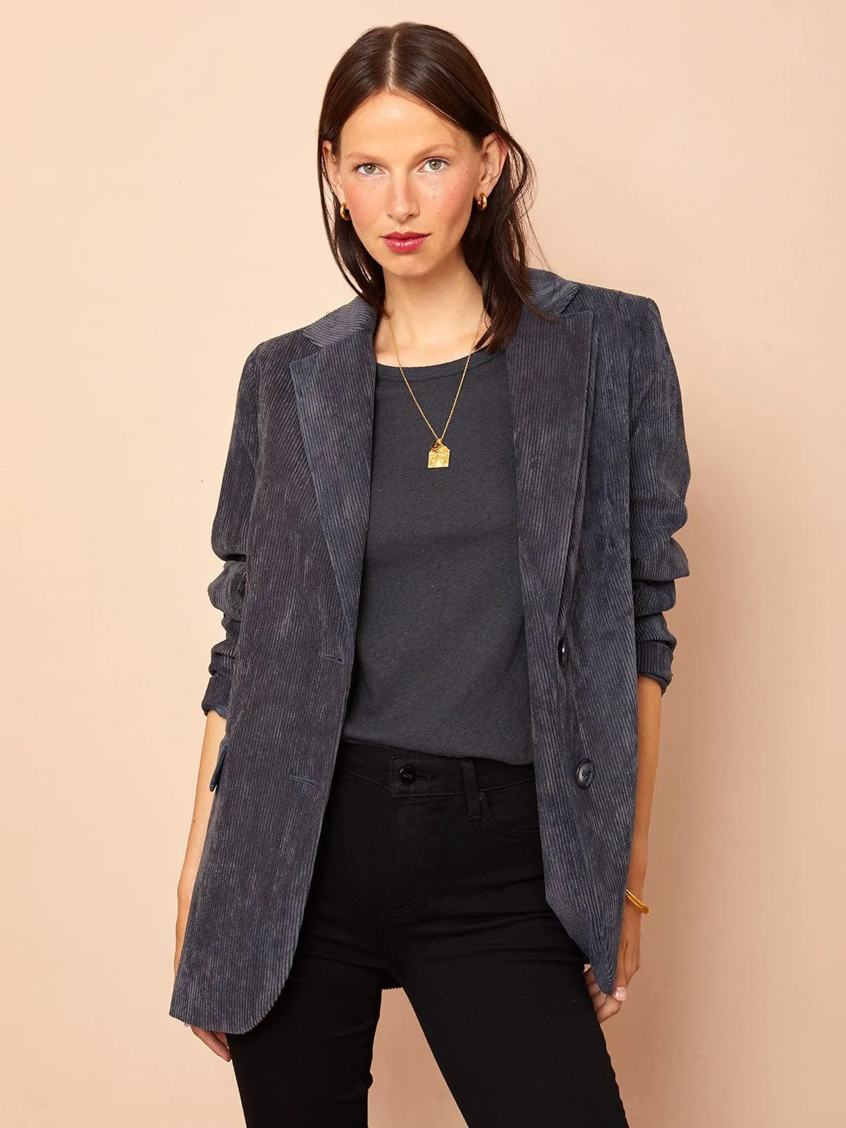 Cynthia Cord Blazer – Blue sold by iris product image thumbnail 2