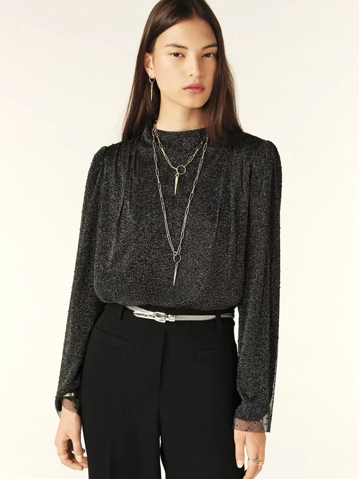 Raba Evening Top - Black sold by iris product image thumbnail 2