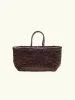 Triple Jump Small Basket Bag - Brown sold by iris