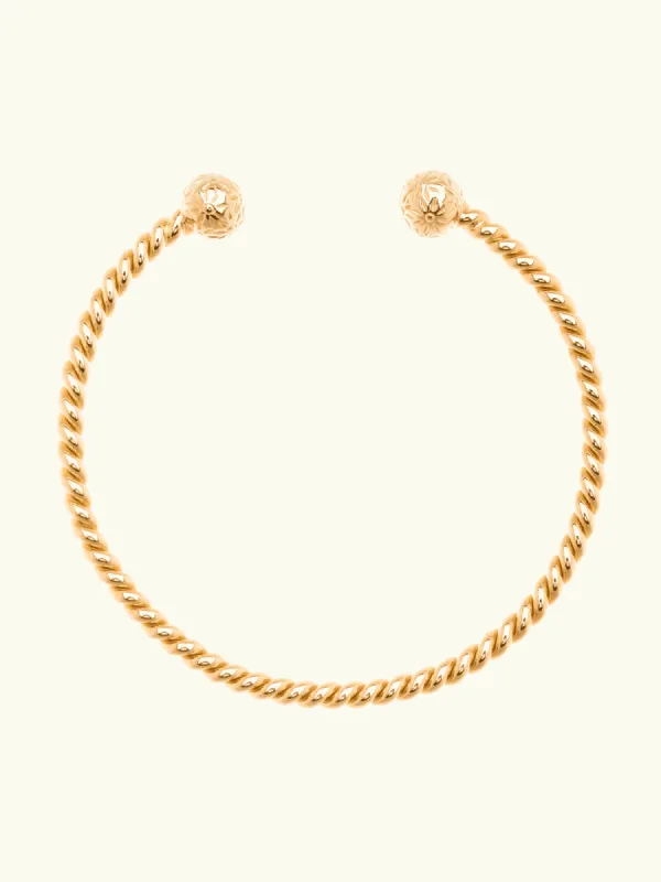 Twist Bangle - Gold made by iris