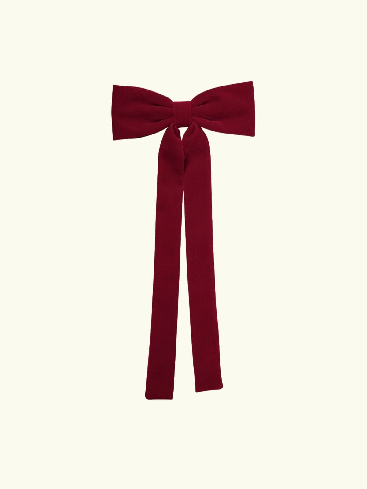 Velvet Bow Hair Clip sold by iris product image thumbnail 2