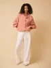 Ailsa Round Neck Alpaca Cardigan - Pink sold by iris