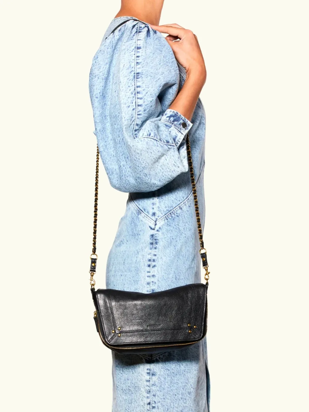 Bobi Leather Bag - Black sold by iris product image thumbnail 3