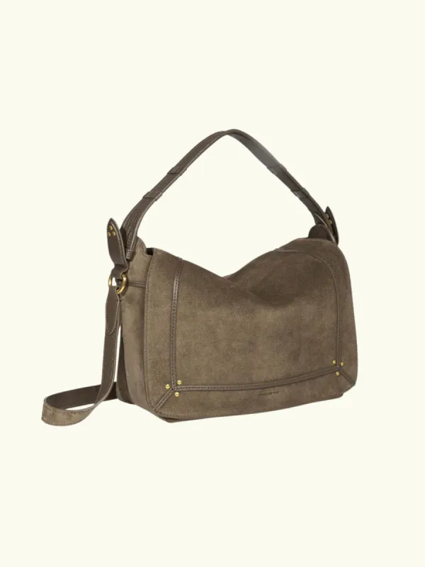 Pepito Suede Bag - Khaki made by iris