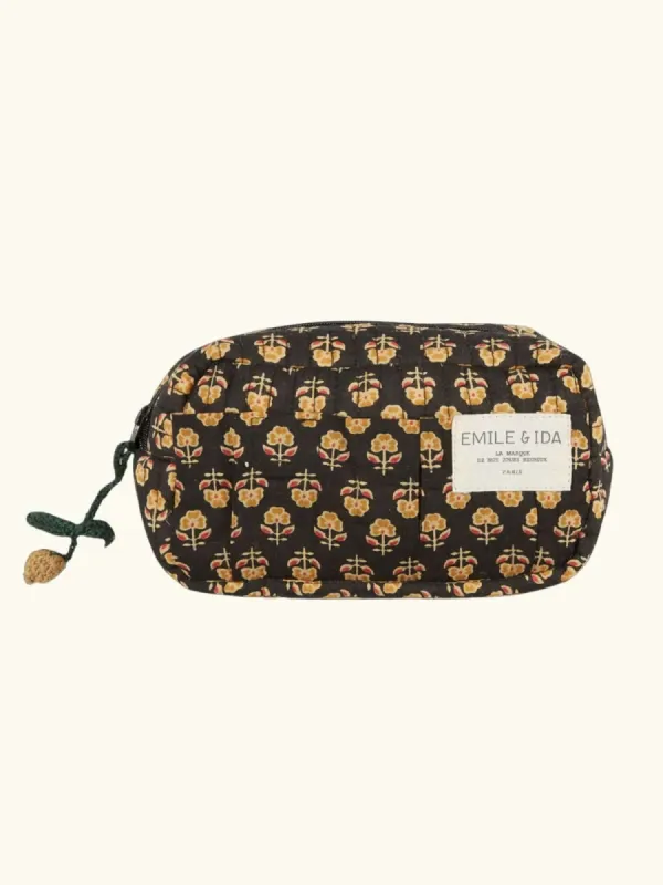 Emile Costmetic Bag - Black sold by iris