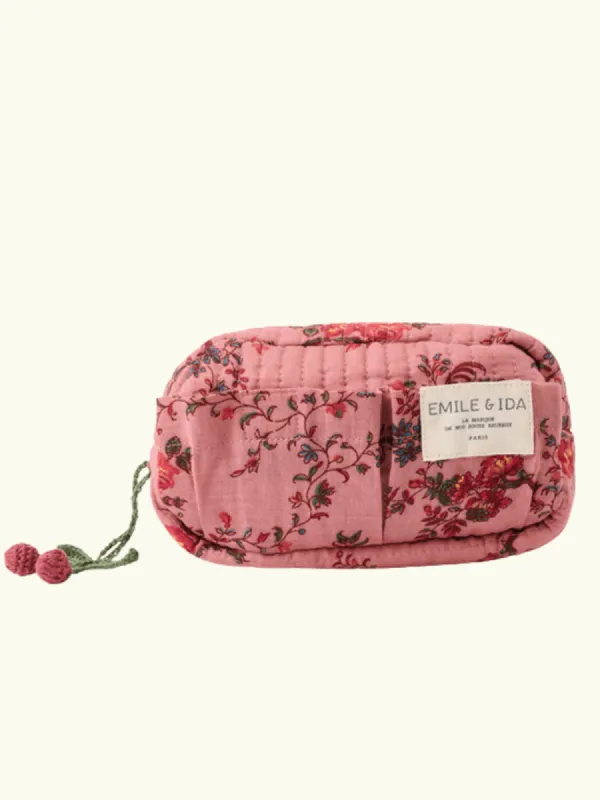 Emilie Cosmetic Pouch - Dusty Pink sold by iris