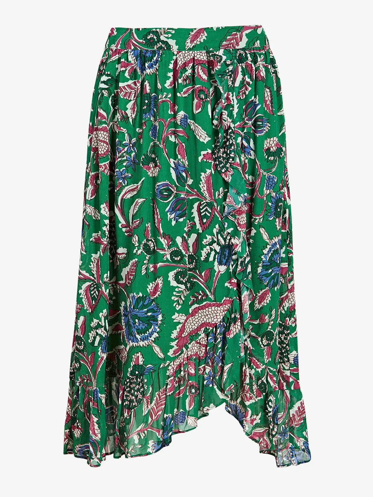 Melany Wrap Midi Skirt Green sold by iris product image thumbnail 5