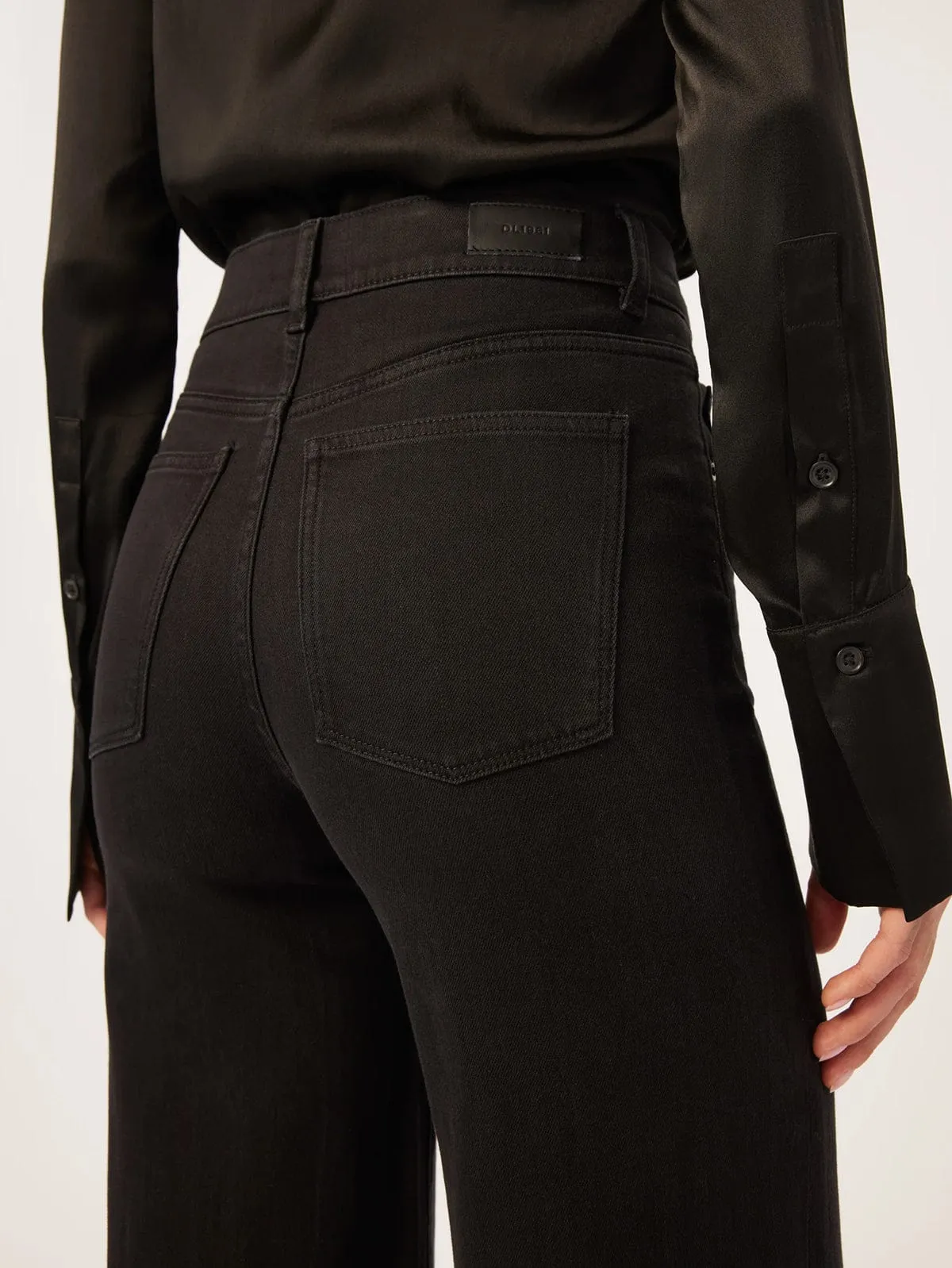 Hepburn Wide Leg Jeans - Black sold by iris product image thumbnail 4