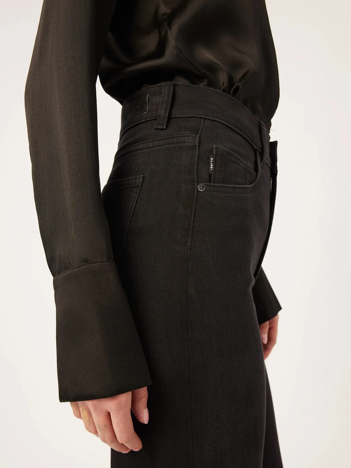 Hepburn Wide Leg Jeans - Black sold by iris product image thumbnail 5