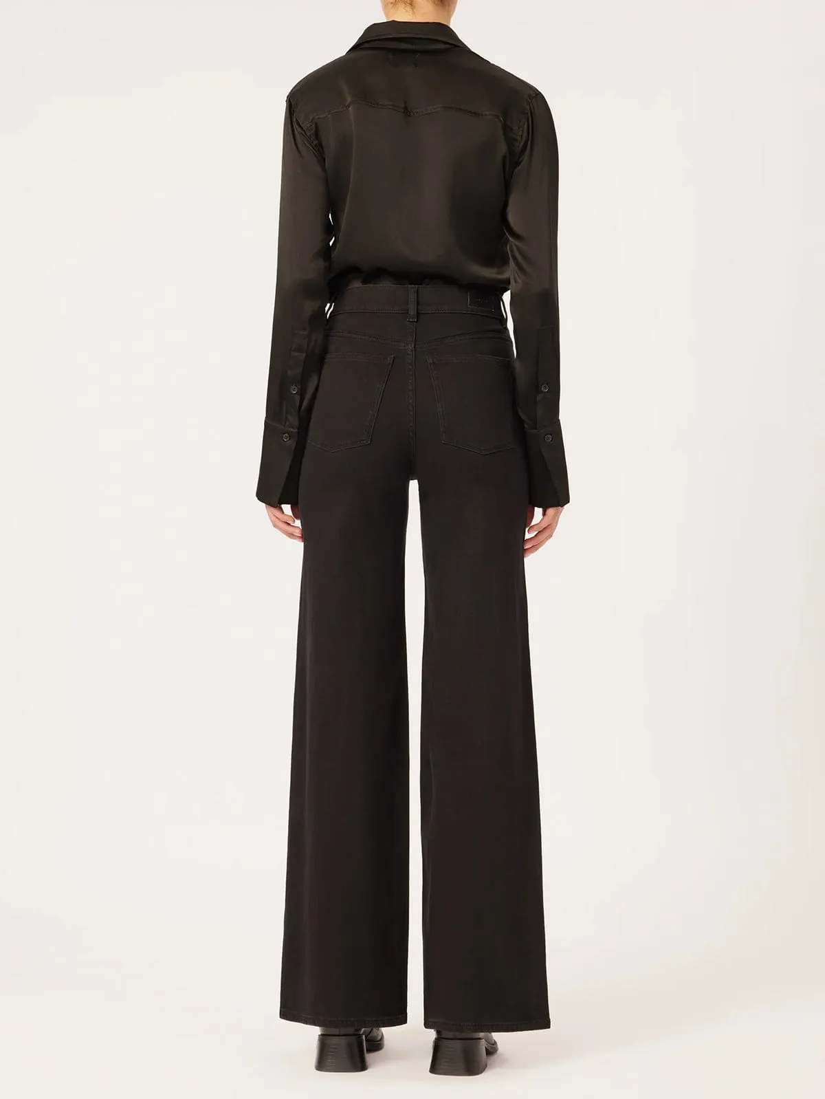 Hepburn Wide Leg Jeans - Black sold by iris product image thumbnail 3