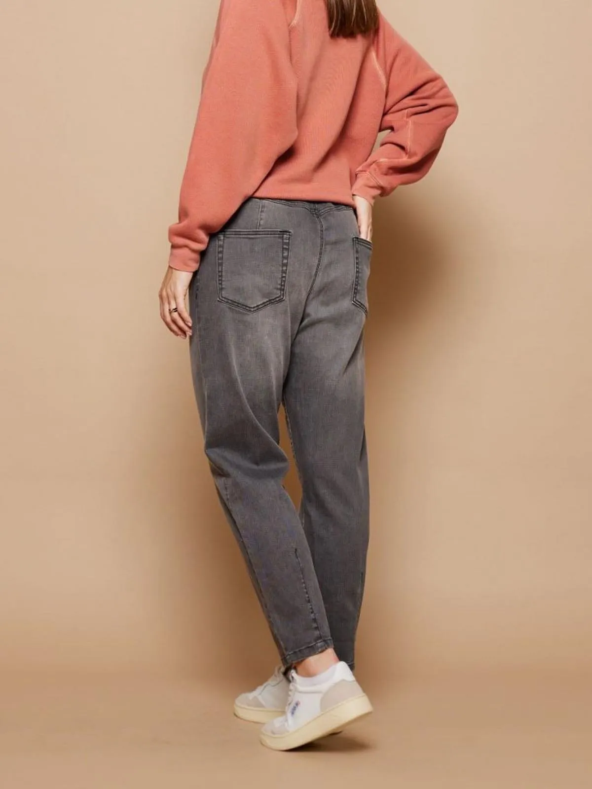 Paige Baggy Jean- Grey sold by iris product image thumbnail 3