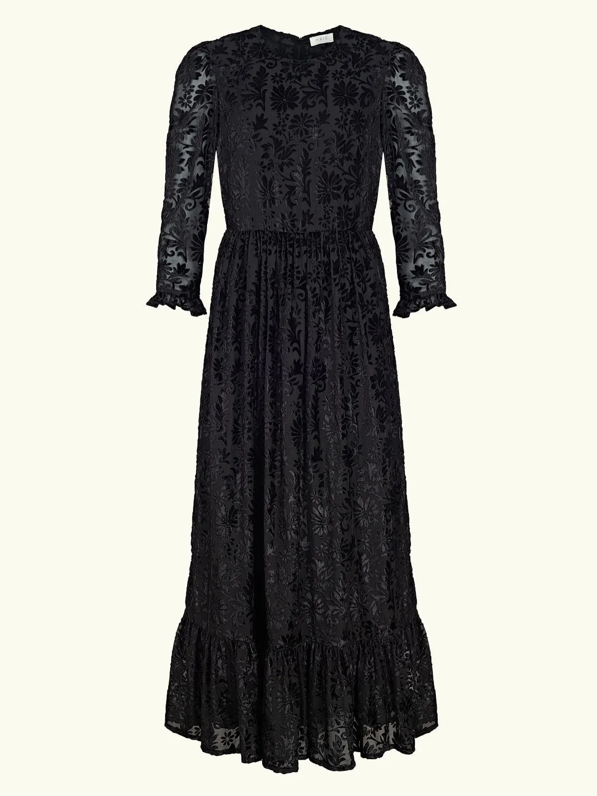 Velvet Shae Devore Maxi Dress - Black sold by iris product image thumbnail 5