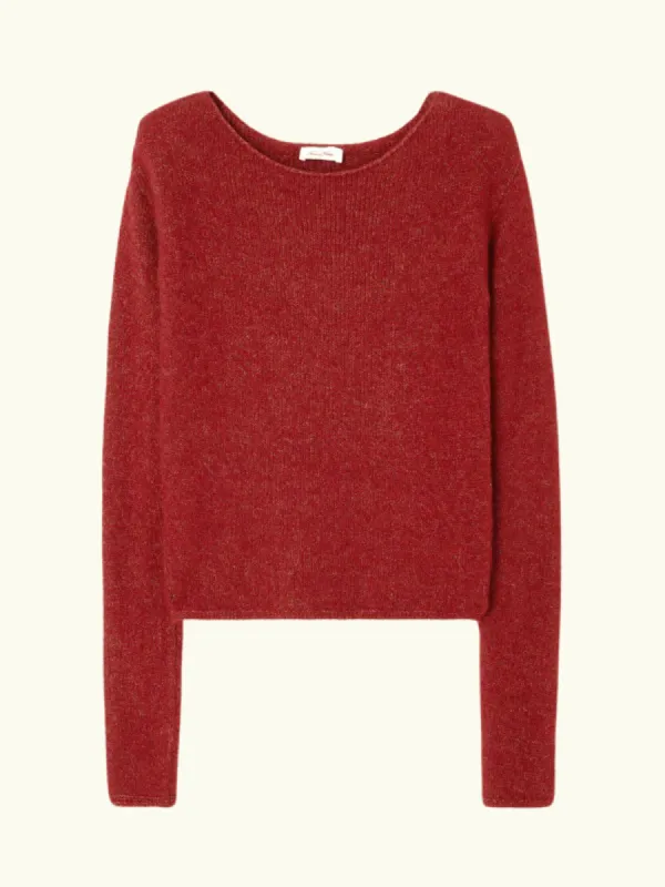 East Jumper - Burgundy made by American Vintage