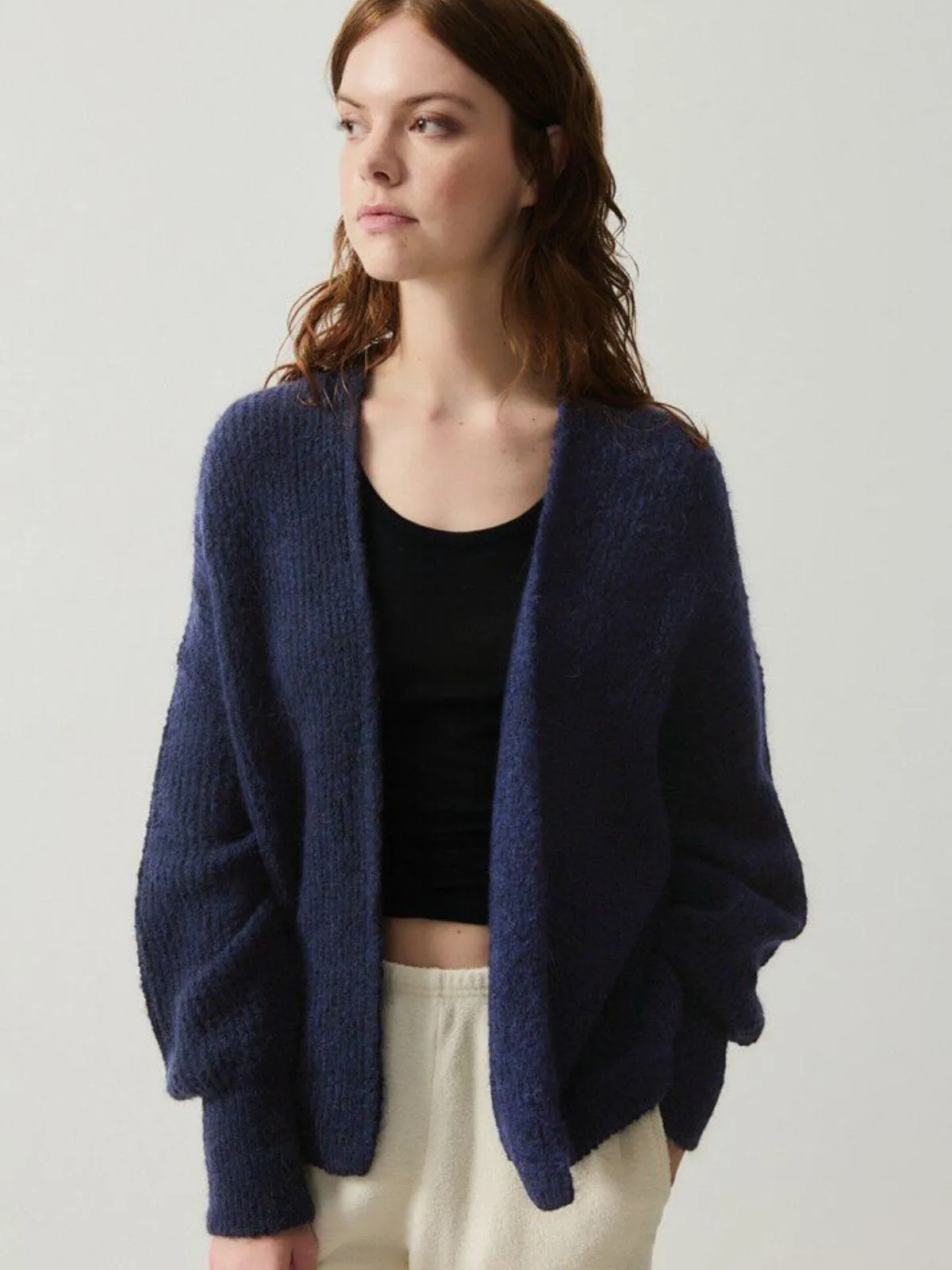 East Open Cardigan - Navy sold by iris product image thumbnail 2