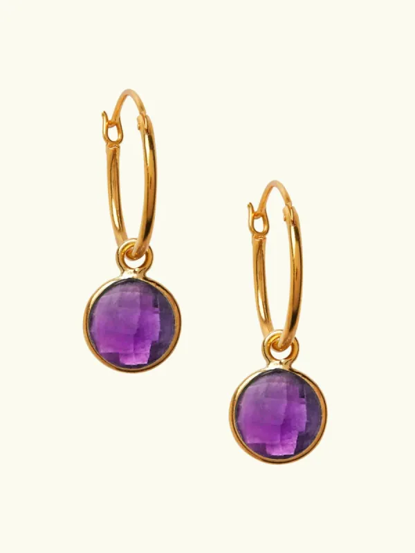 Amethyst Earrings made by iris