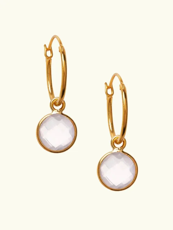 Rose Quartz Earrings made by iris