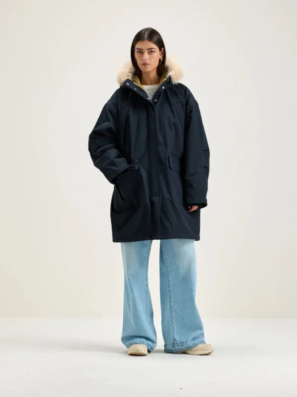 Hoggar Duffle Parka - Navy sold by iris