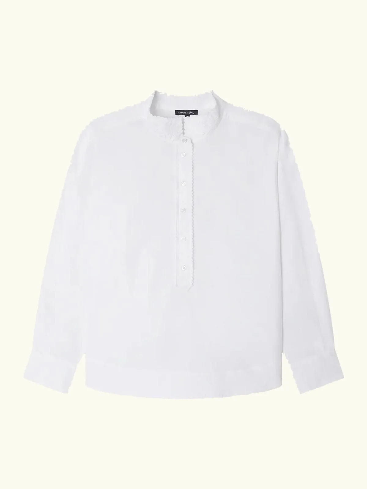 Poeme Embroidered Blouse – White sold by iris