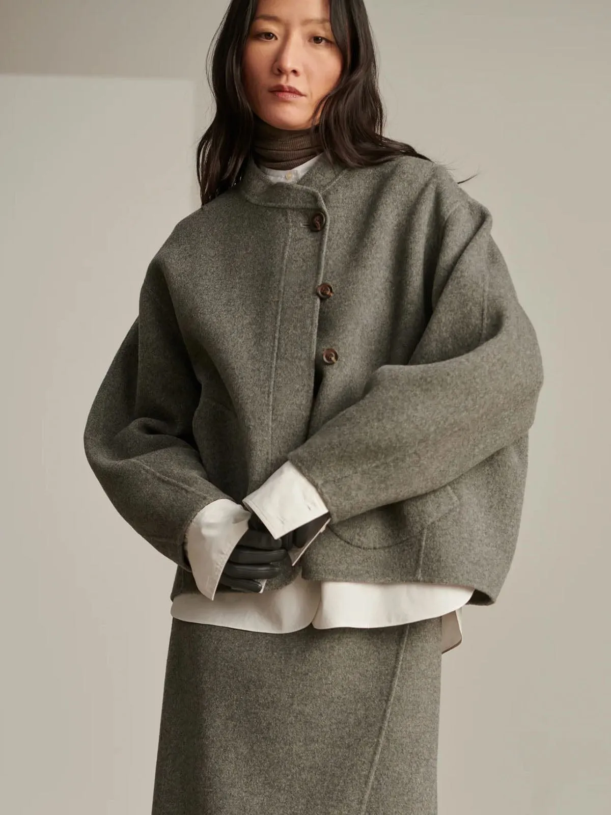 Windsor Coat – Grey sold by iris product image thumbnail 2