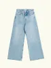 Light Wash Full Length Wide Length Jeans sold by iris