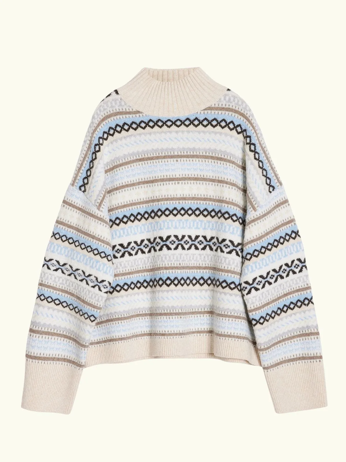 Fair Isle Turtle Neck Jumper sold by iris