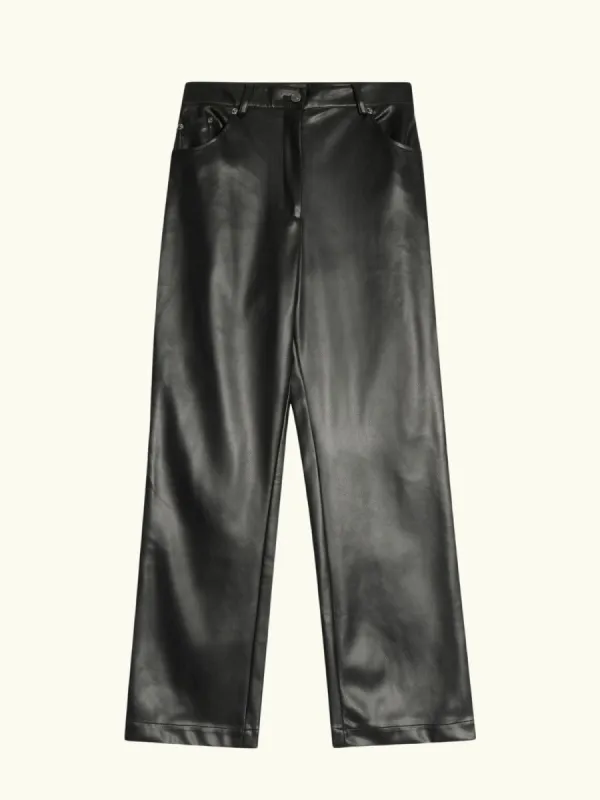 Faux Leather Jeans - Black sold by iris