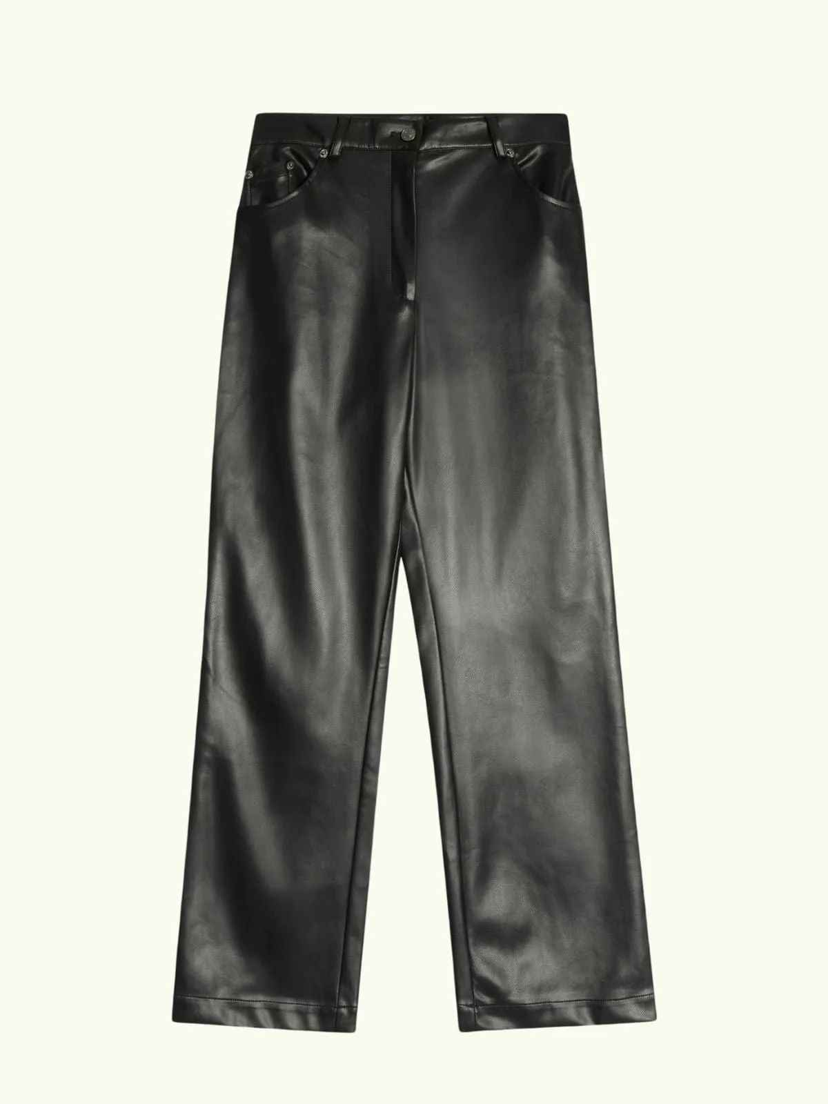 Faux Leather Jeans - Black sold by iris