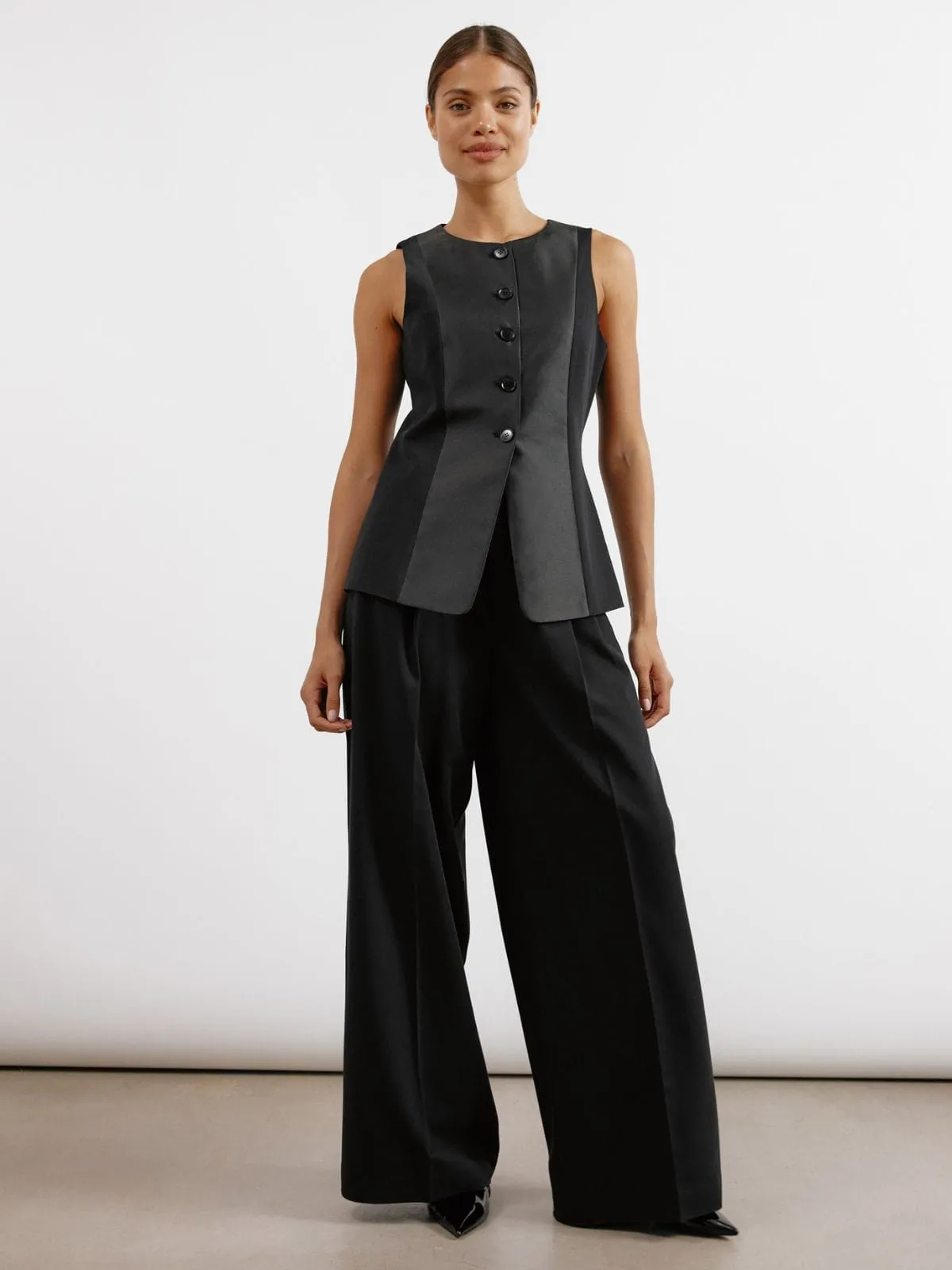 Tuxedo Waistcoat - Black sold by iris product image thumbnail 2