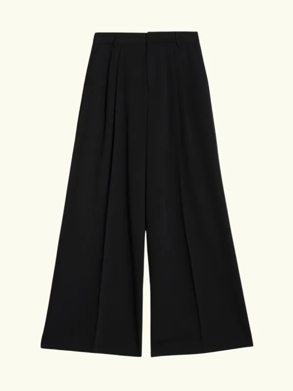 Tailored Pleat Trousers - Black sold by iris
