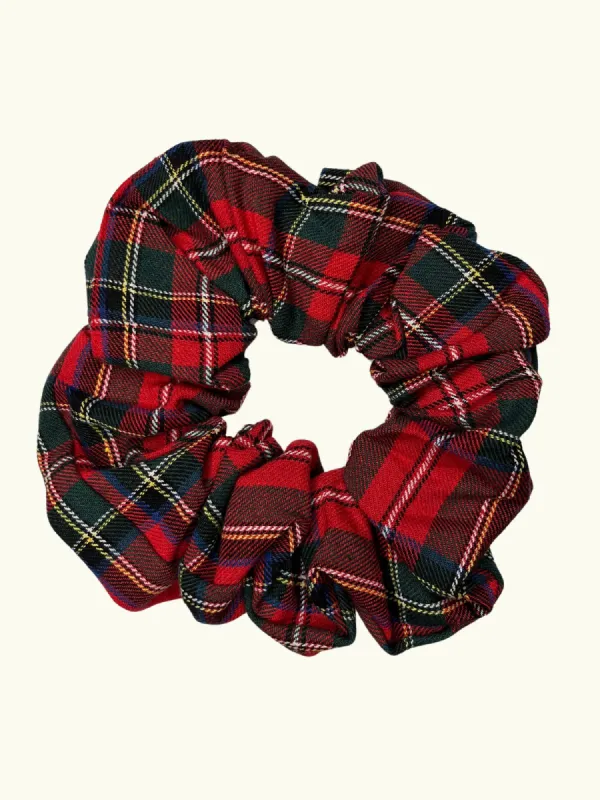 Red Tartan Scrunchie sold by iris