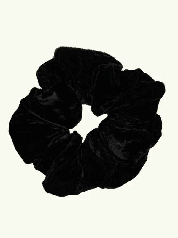 Black Velvet Scrunchie sold by iris