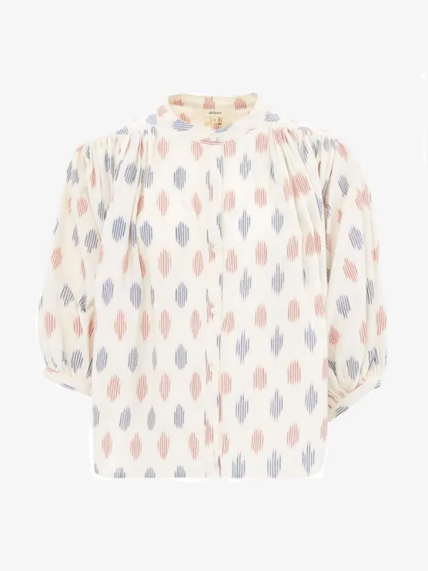 Ink Print Blouse made by iris