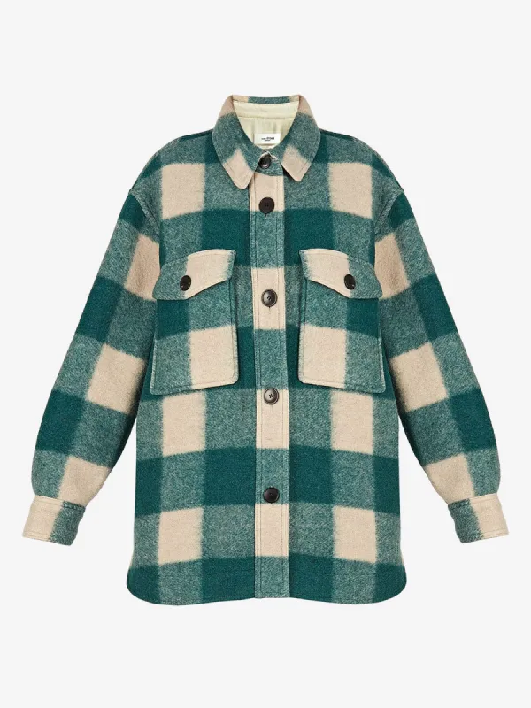 Harveli Check Jacket sold by iris