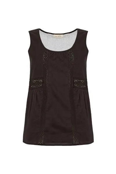 Lace Insert Tank sold by iris