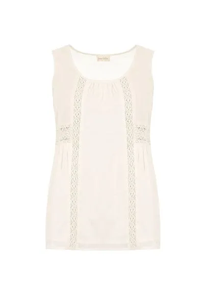 Lace Insert Tank sold by iris product image thumbnail 5