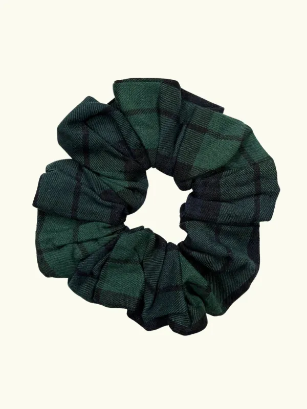 Green Tartan Scrunchie sold by iris