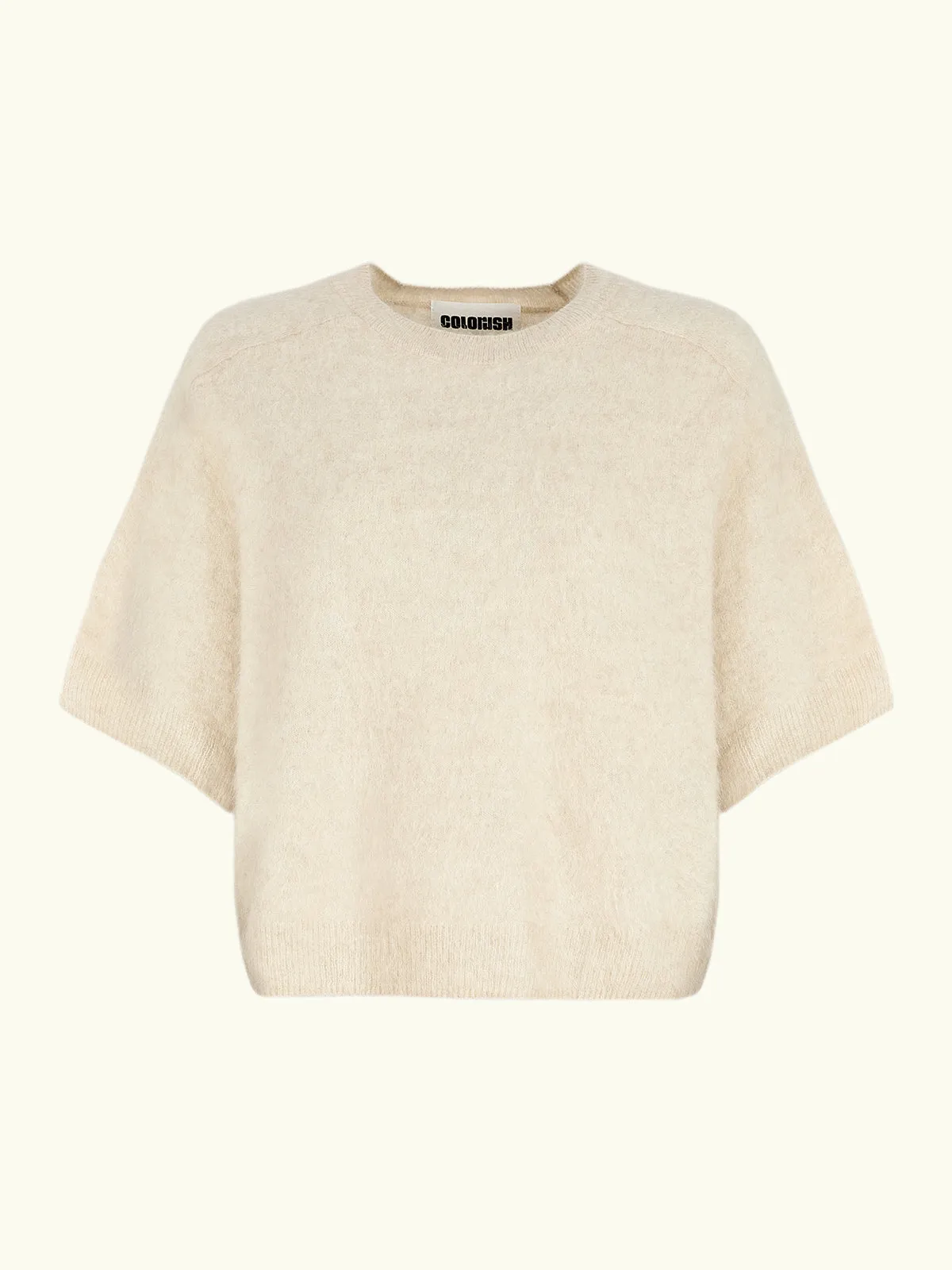 Brushed Belli Tee - Cream sold by iris