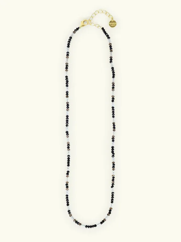 Beaded Necklace - Black sold by iris