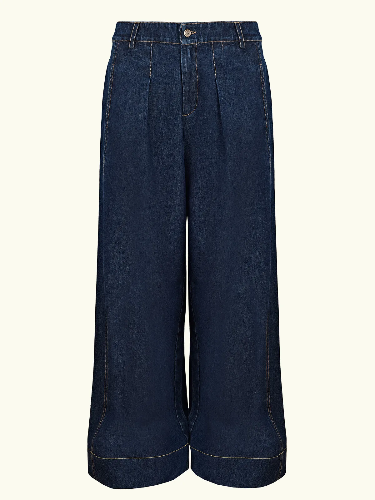 Luca Wide Leg Jean - Dark Denim sold by iris product image thumbnail 5