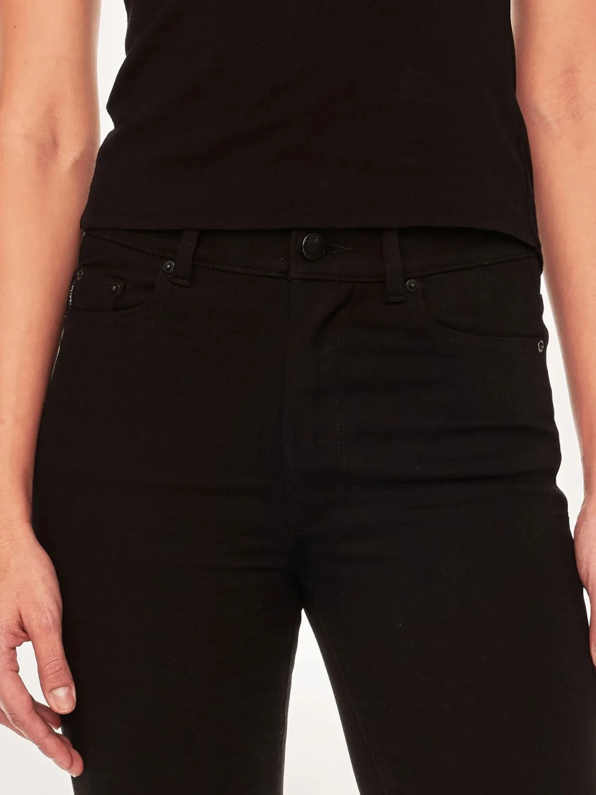 Halle High Rise Straight Jean - Black sold by iris product image thumbnail 4